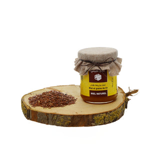 Miel Jujubier Malaki (seder) avec Graines de lin (kitten)