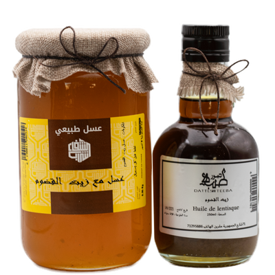 Recette miel et huile de lentisque عسل مع زيت القضوم