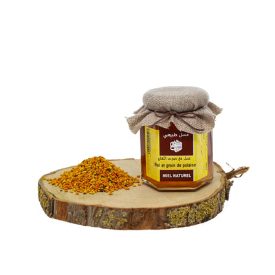 Miel avec Graines de Pollen